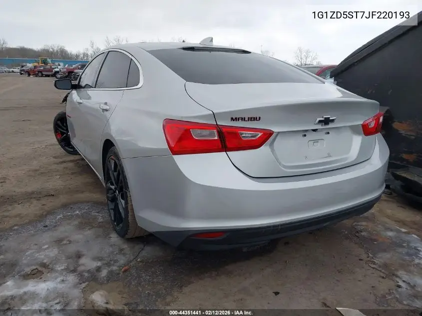 1G1ZD5ST7JF220193 2018 Chevrolet Malibu Lt