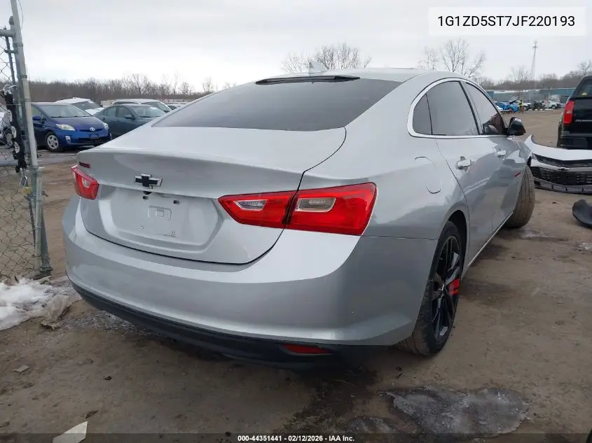1G1ZD5ST7JF220193 2018 Chevrolet Malibu Lt
