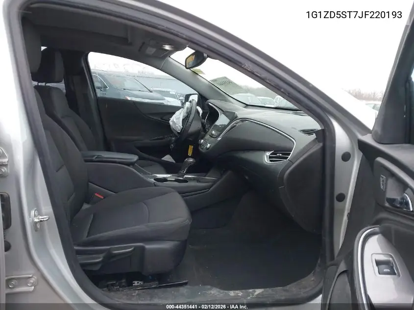 1G1ZD5ST7JF220193 2018 Chevrolet Malibu Lt
