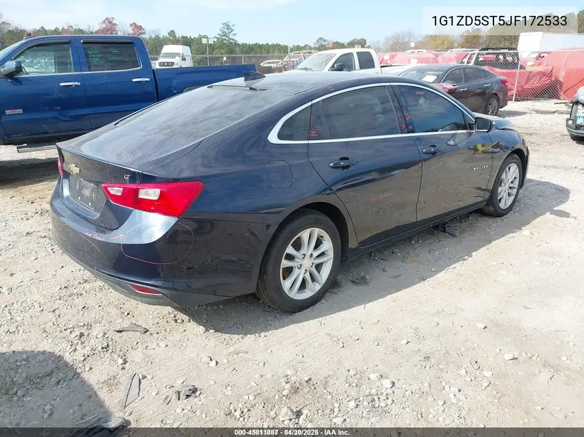 1G1ZD5ST5JF172533 2018 Chevrolet Malibu Lt