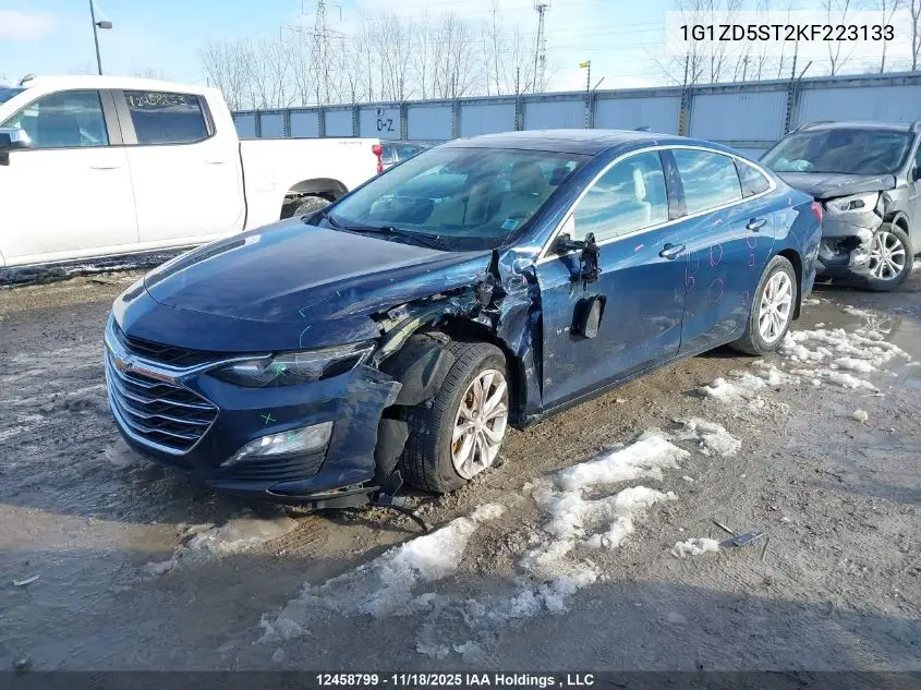1G1ZD5ST2KF223133 2019 Chevrolet Malibu Lt