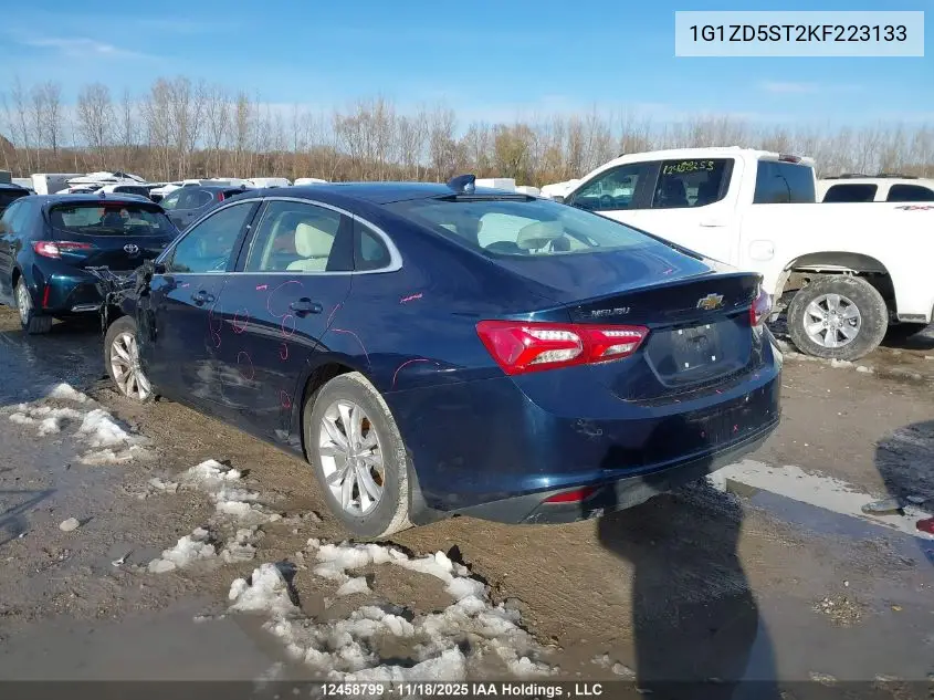 1G1ZD5ST2KF223133 2019 Chevrolet Malibu Lt