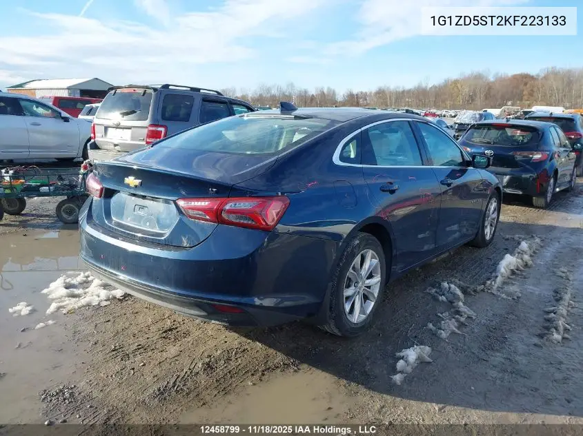 1G1ZD5ST2KF223133 2019 Chevrolet Malibu Lt