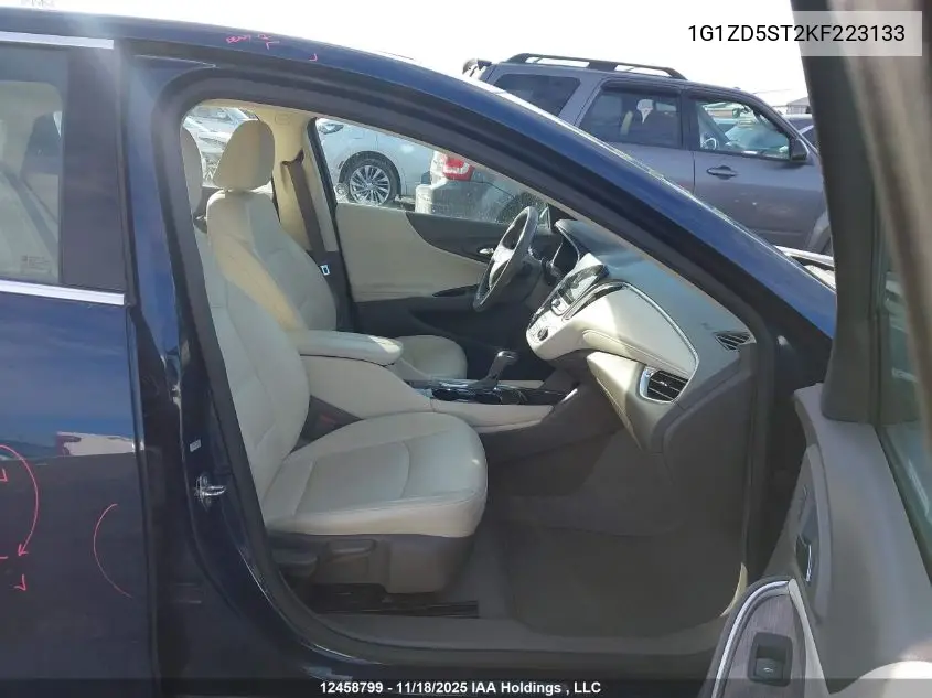 1G1ZD5ST2KF223133 2019 Chevrolet Malibu Lt