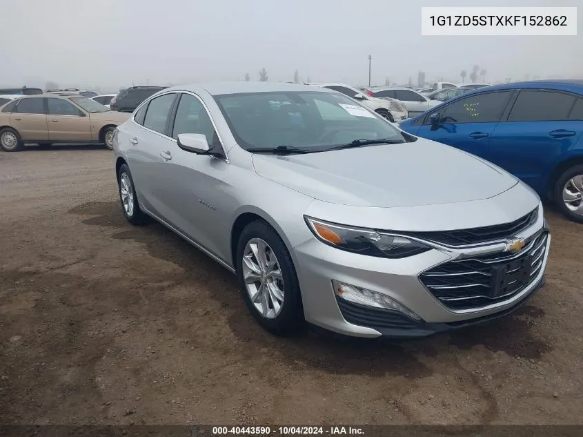 1G1ZD5STXKF152862 2019 Chevrolet Malibu Lt