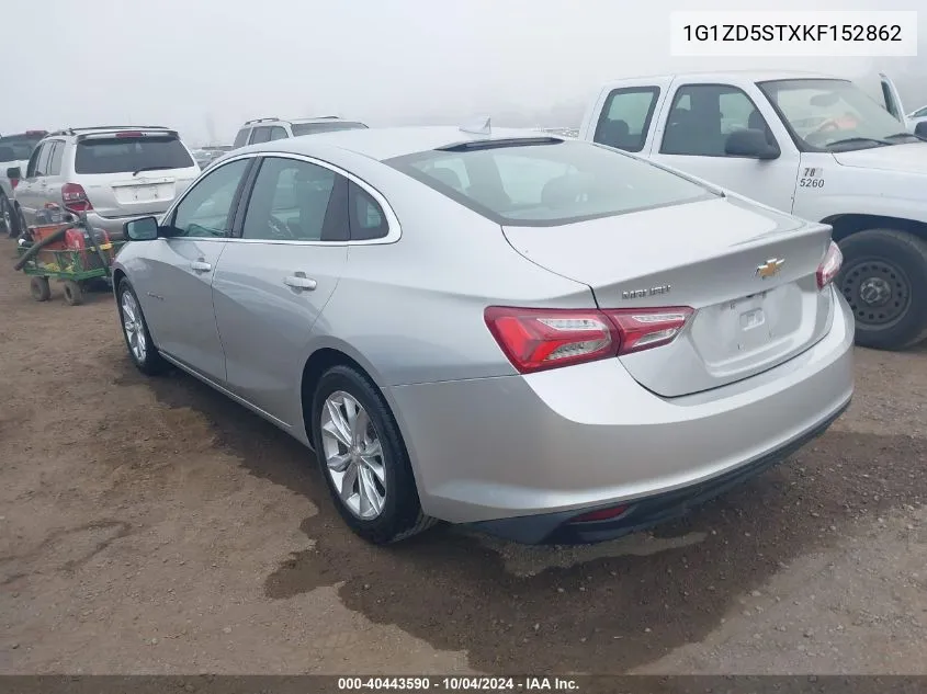 1G1ZD5STXKF152862 2019 Chevrolet Malibu Lt