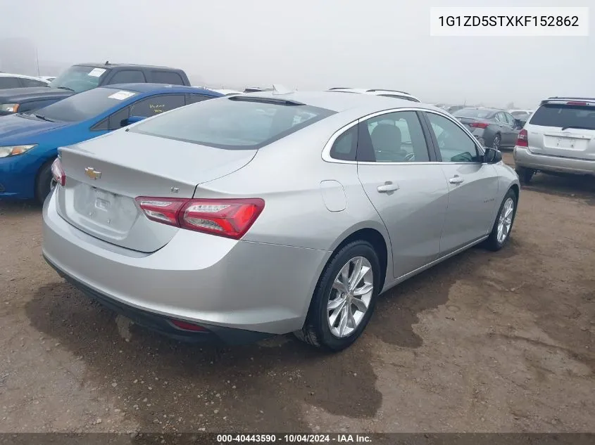 1G1ZD5STXKF152862 2019 Chevrolet Malibu Lt