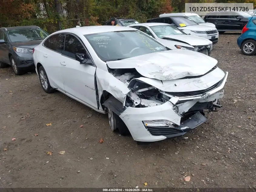 1G1ZD5ST5KF141736 2019 Chevrolet Malibu Lt