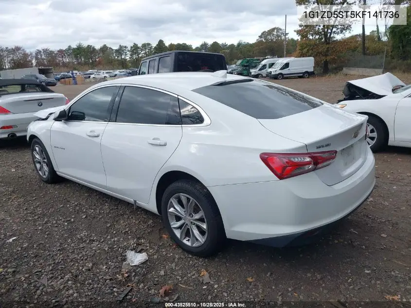 1G1ZD5ST5KF141736 2019 Chevrolet Malibu Lt