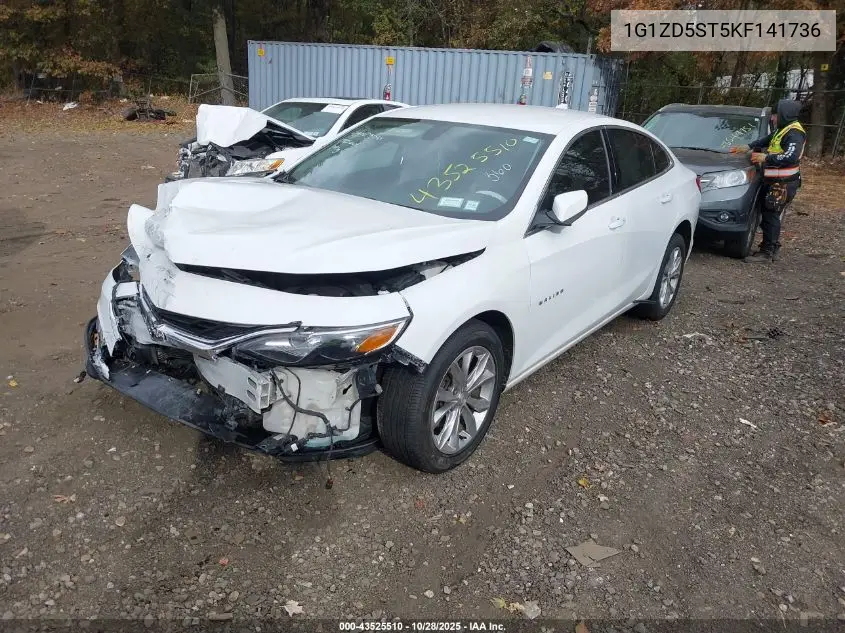 1G1ZD5ST5KF141736 2019 Chevrolet Malibu Lt