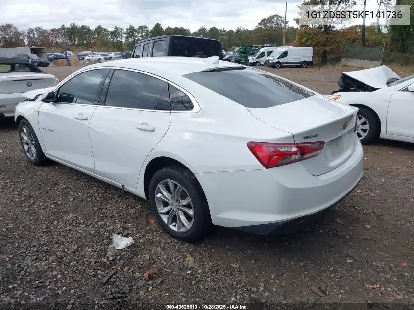 1G1ZD5ST5KF141736 2019 Chevrolet Malibu Lt