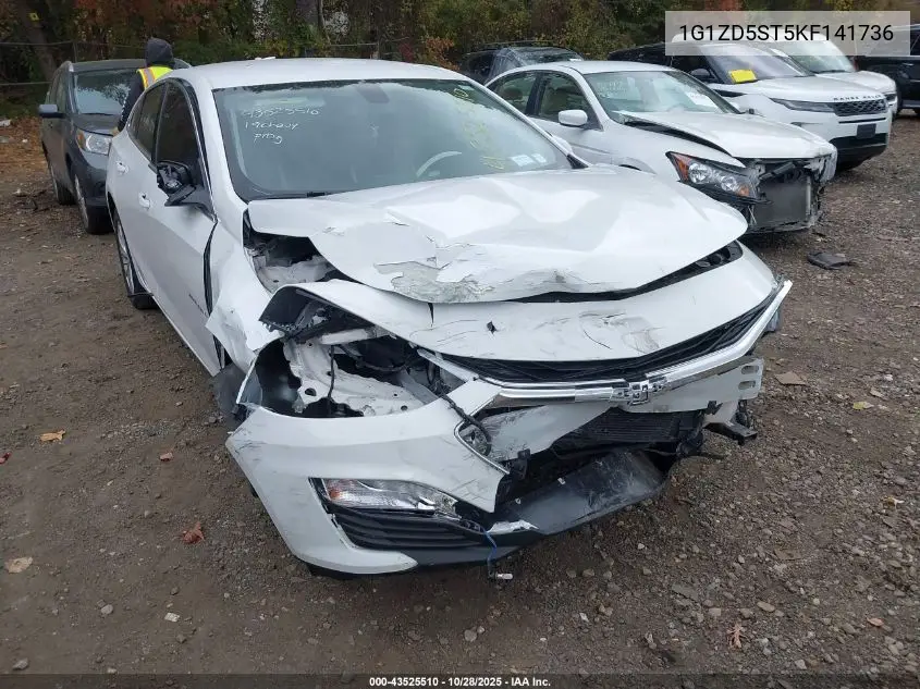 1G1ZD5ST5KF141736 2019 Chevrolet Malibu Lt