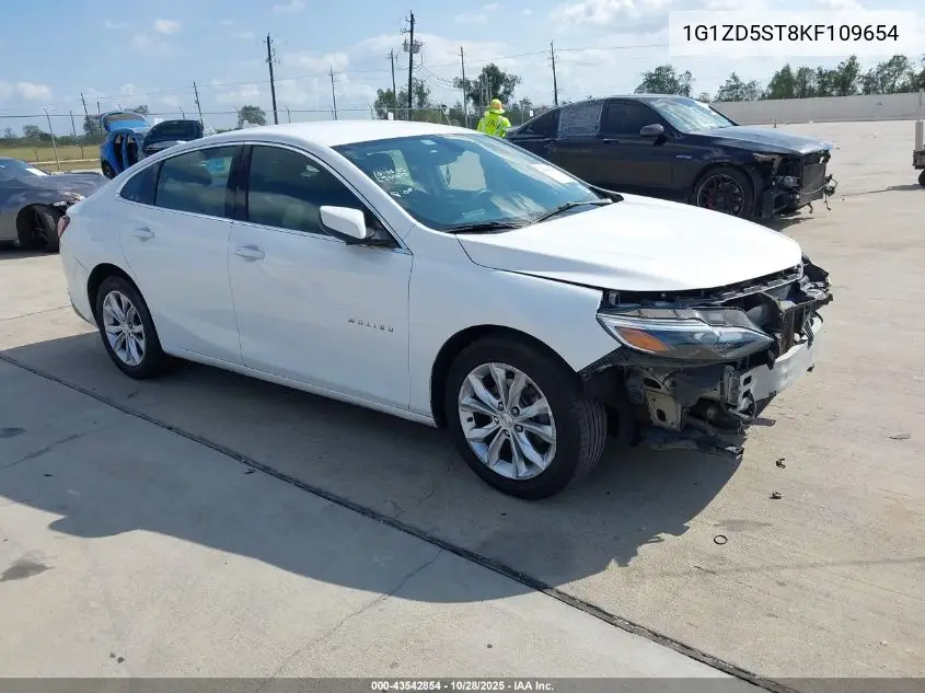 1G1ZD5ST8KF109654 2019 Chevrolet Malibu Lt