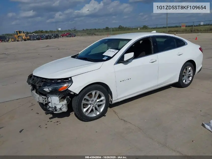 1G1ZD5ST8KF109654 2019 Chevrolet Malibu Lt