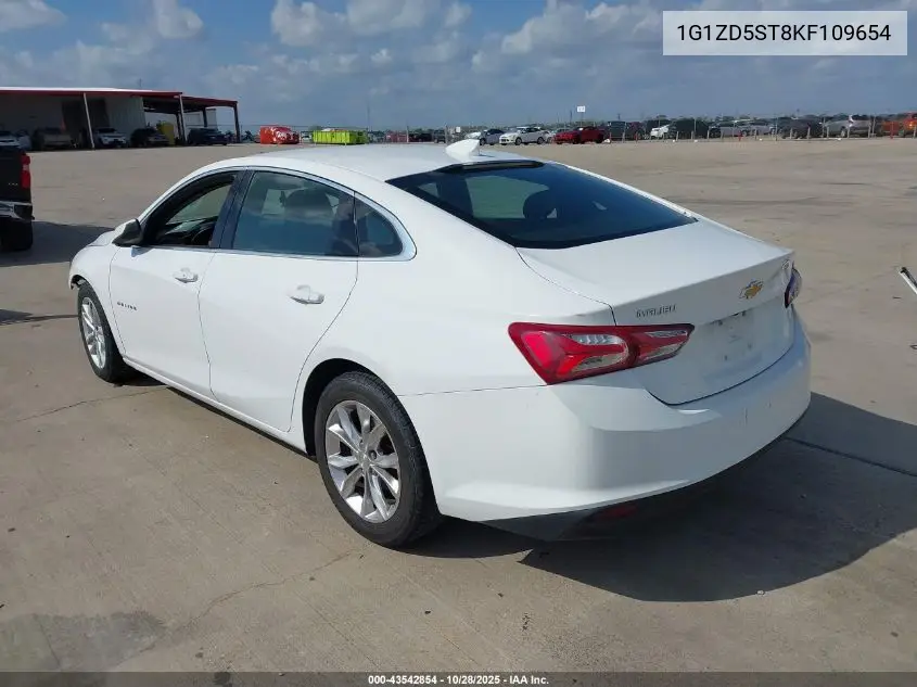 1G1ZD5ST8KF109654 2019 Chevrolet Malibu Lt
