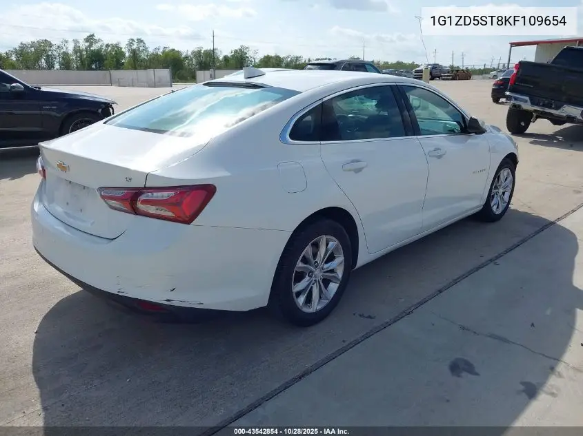 1G1ZD5ST8KF109654 2019 Chevrolet Malibu Lt