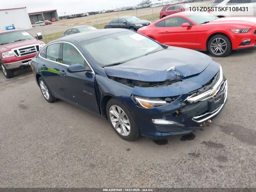 1G1ZD5ST5KF108431 2019 Chevrolet Malibu Lt
