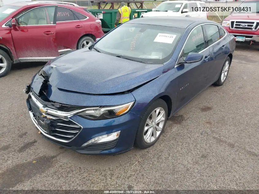1G1ZD5ST5KF108431 2019 Chevrolet Malibu Lt