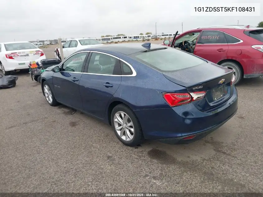 1G1ZD5ST5KF108431 2019 Chevrolet Malibu Lt