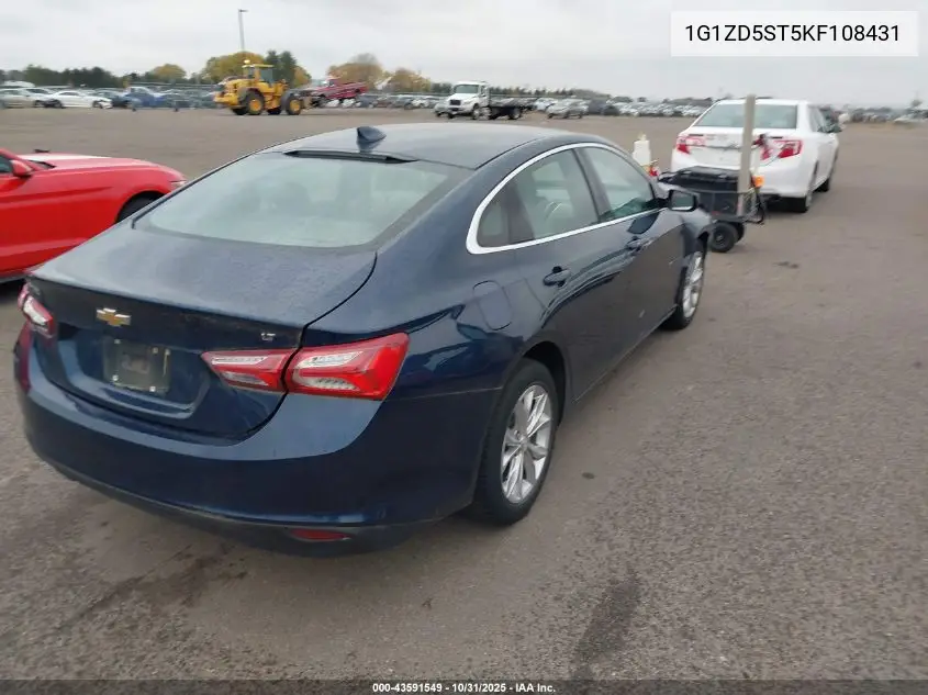 1G1ZD5ST5KF108431 2019 Chevrolet Malibu Lt
