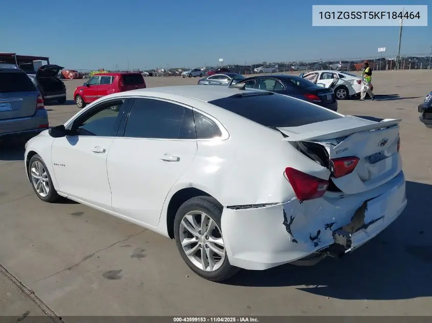 1G1ZG5ST5KF184464 2019 Chevrolet Malibu Rs