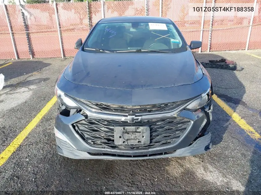 1G1ZG5ST4KF188358 2019 Chevrolet Malibu Rs