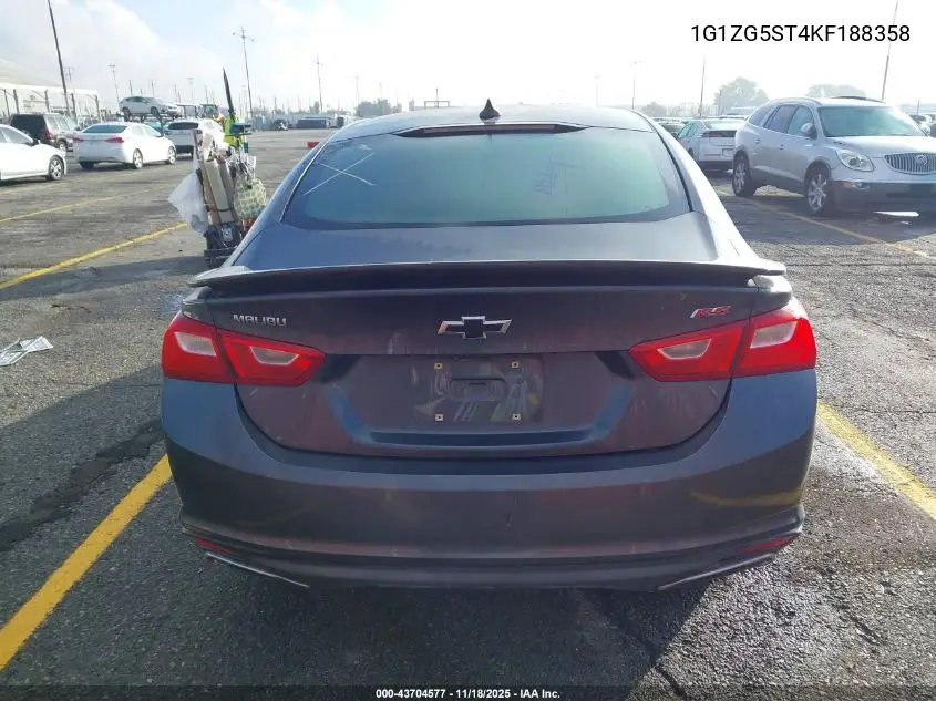 1G1ZG5ST4KF188358 2019 Chevrolet Malibu Rs