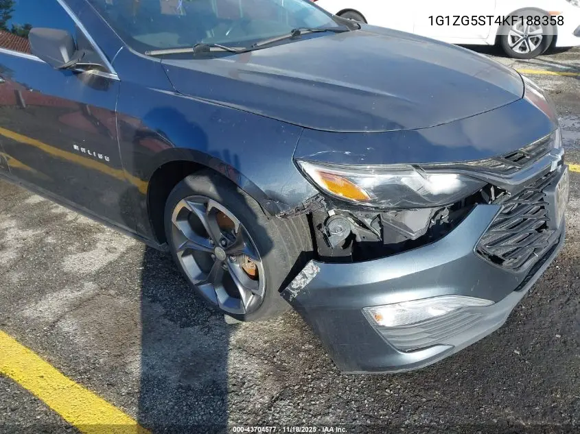 1G1ZG5ST4KF188358 2019 Chevrolet Malibu Rs