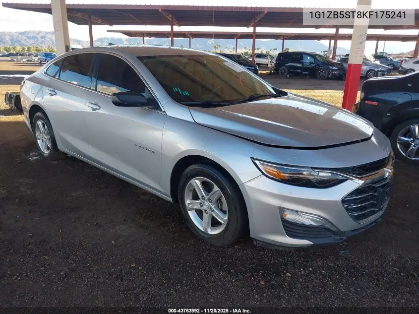 1G1ZB5ST8KF175241 2019 Chevrolet Malibu 1Ls