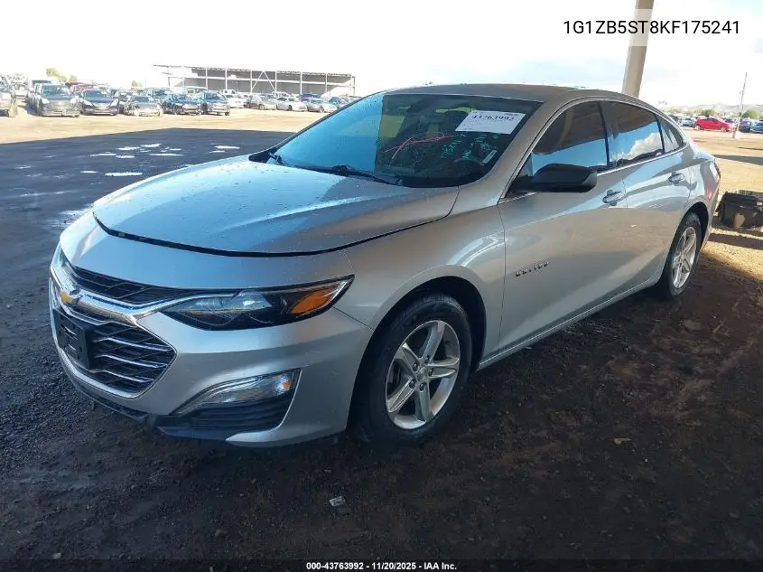 1G1ZB5ST8KF175241 2019 Chevrolet Malibu 1Ls