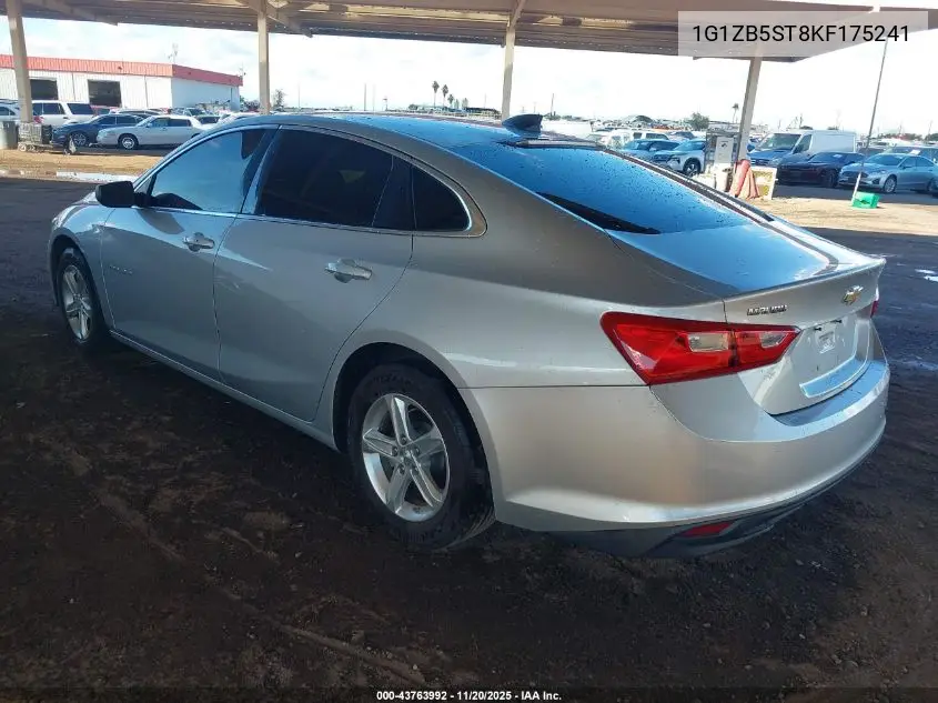 1G1ZB5ST8KF175241 2019 Chevrolet Malibu 1Ls