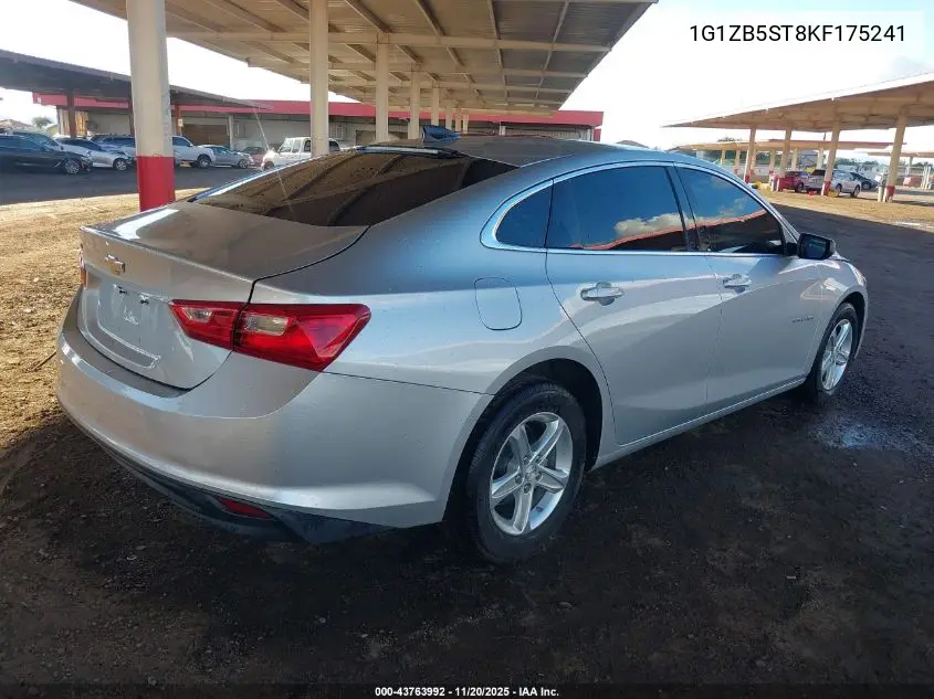 1G1ZB5ST8KF175241 2019 Chevrolet Malibu 1Ls