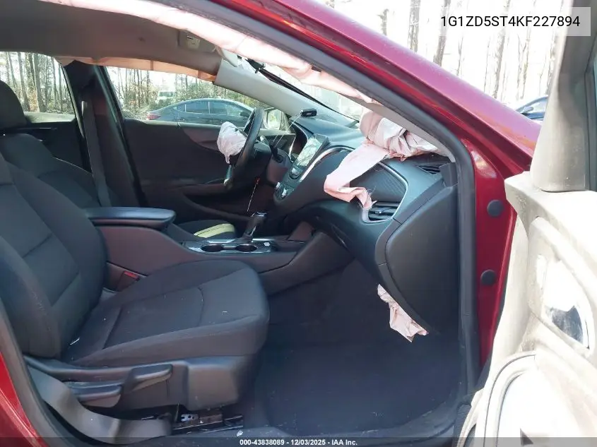 1G1ZD5ST4KF227894 2019 Chevrolet Malibu Lt