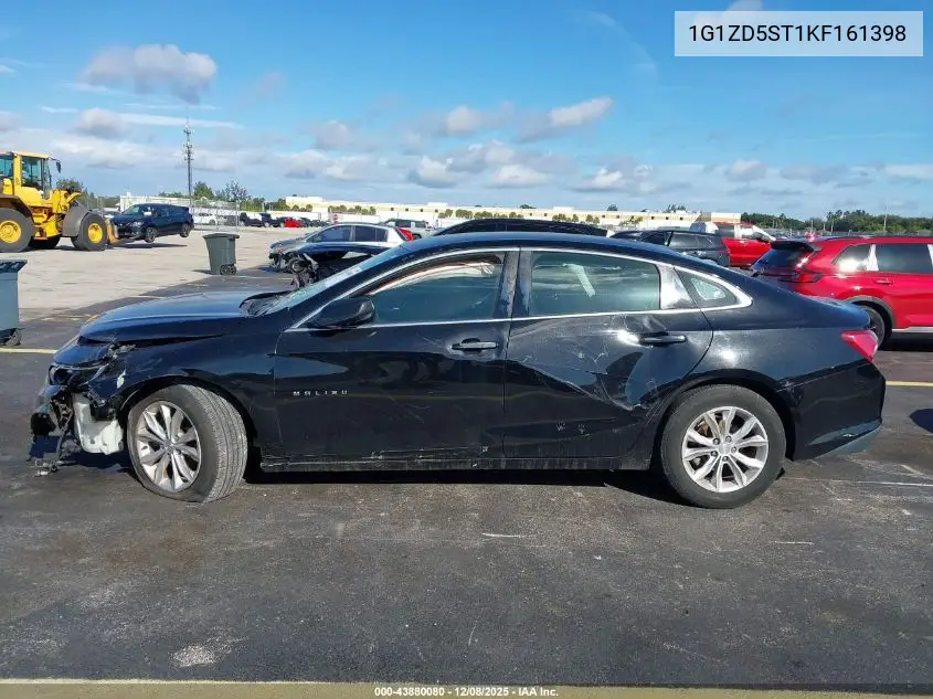 1G1ZD5ST1KF161398 2019 Chevrolet Malibu Lt