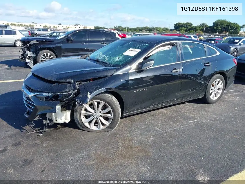 1G1ZD5ST1KF161398 2019 Chevrolet Malibu Lt