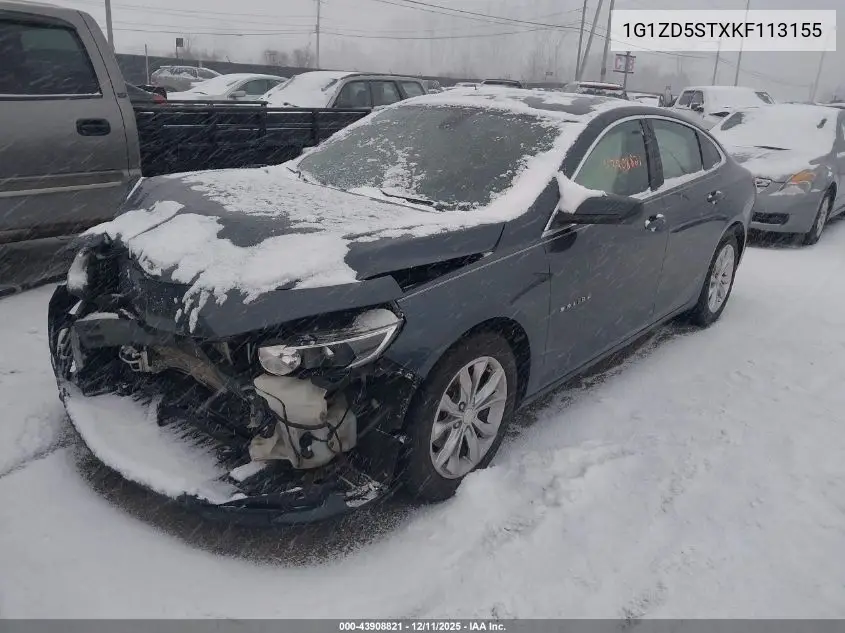 1G1ZD5STXKF113155 2019 Chevrolet Malibu Lt
