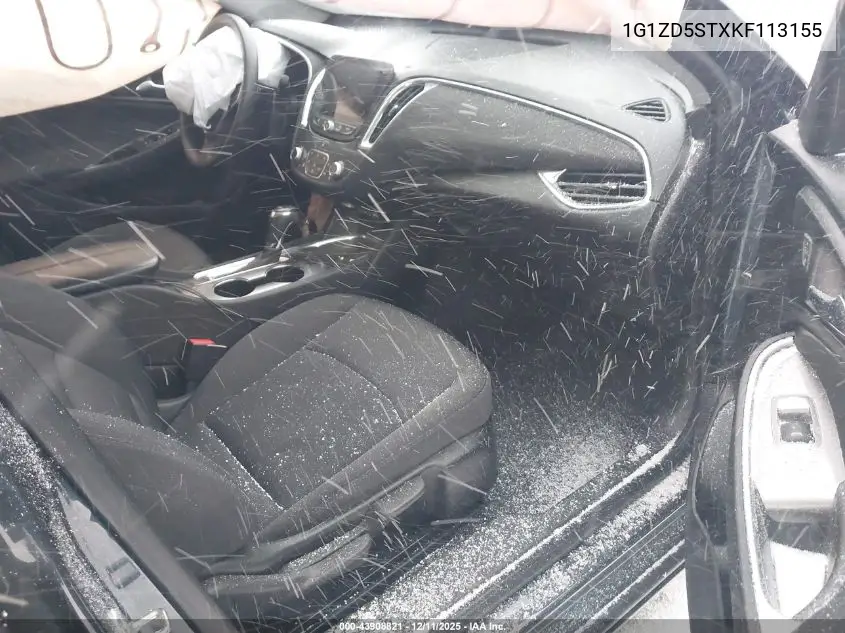 1G1ZD5STXKF113155 2019 Chevrolet Malibu Lt