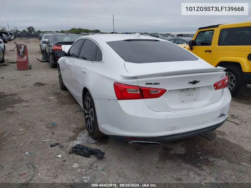 1G1ZG5ST3LF139668 2020 Chevrolet Malibu Rs