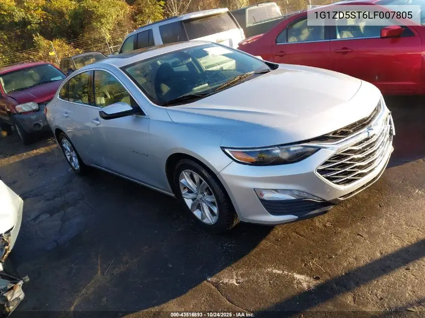 1G1ZD5ST6LF007805 2020 Chevrolet Malibu Fwd Lt