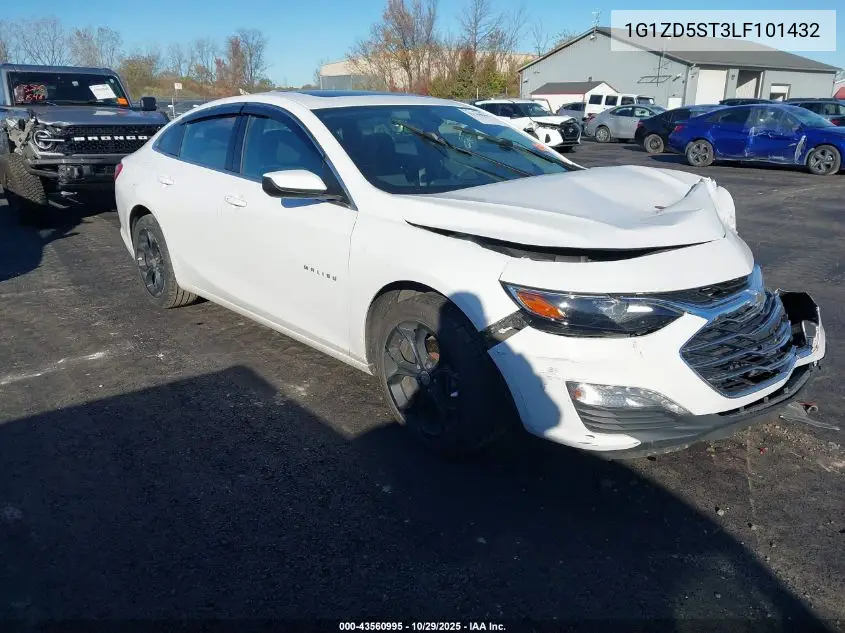 1G1ZD5ST3LF101432 2020 Chevrolet Malibu Fwd Lt
