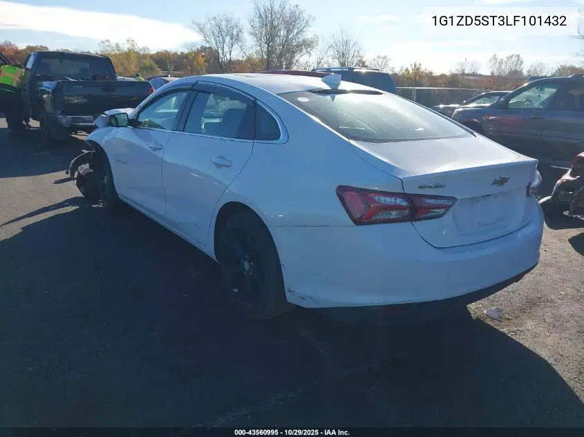 1G1ZD5ST3LF101432 2020 Chevrolet Malibu Fwd Lt