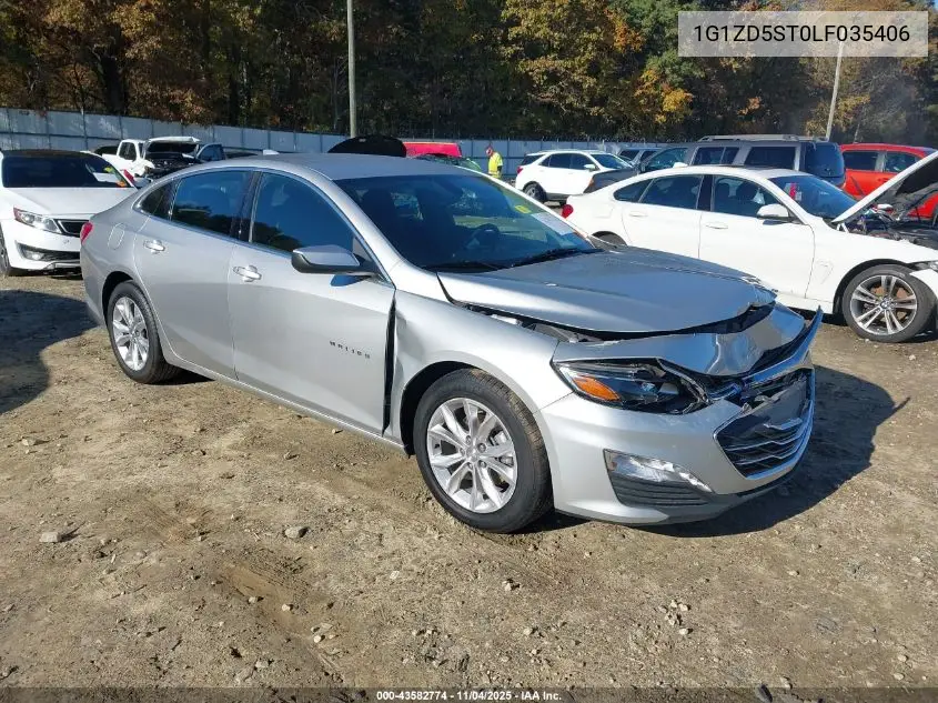 1G1ZD5ST0LF035406 2020 Chevrolet Malibu Fwd Lt