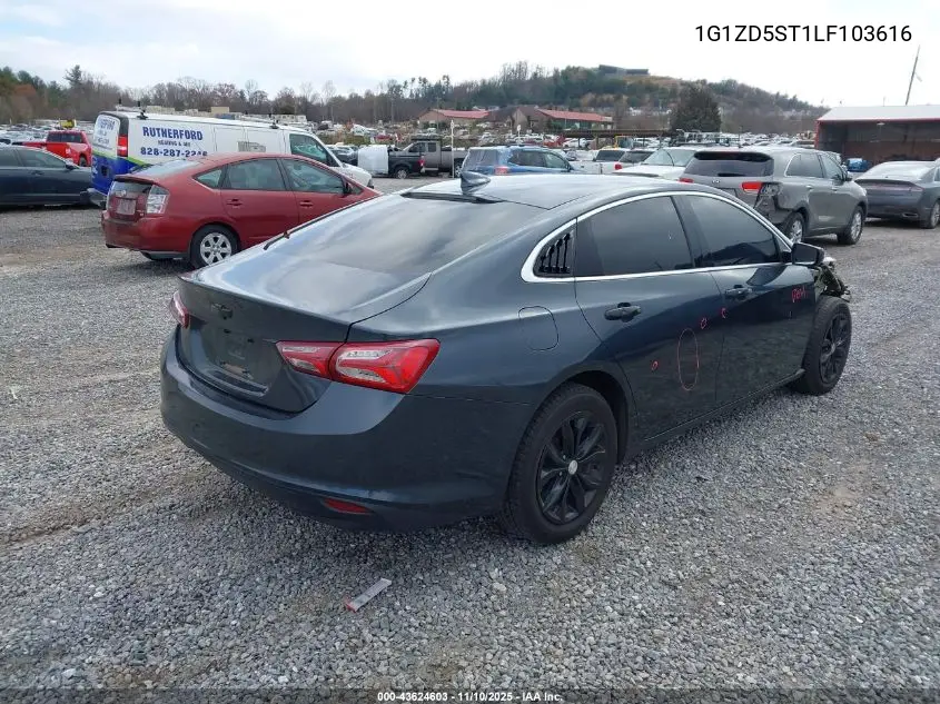1G1ZD5ST1LF103616 2020 Chevrolet Malibu Fwd Lt