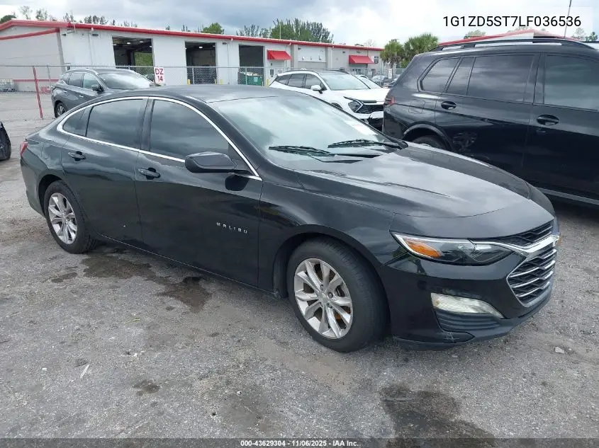 1G1ZD5ST7LF036536 2020 Chevrolet Malibu Fwd Lt