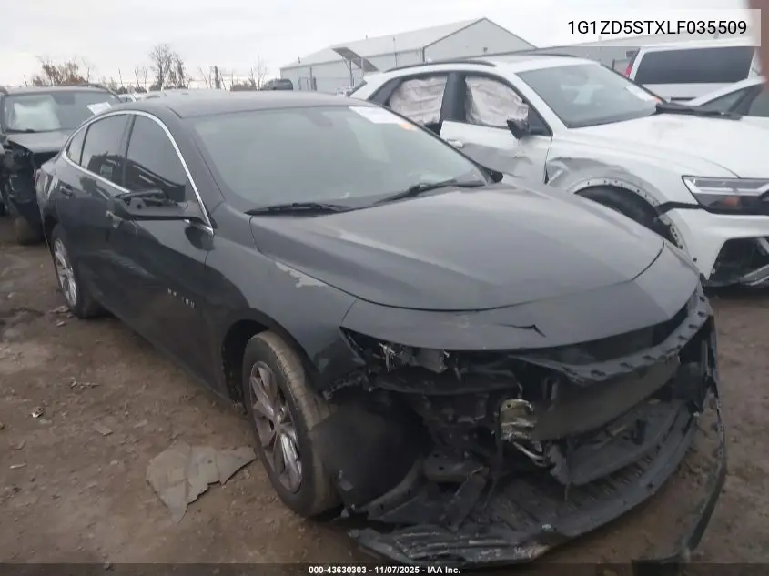 1G1ZD5STXLF035509 2020 Chevrolet Malibu Fwd Lt
