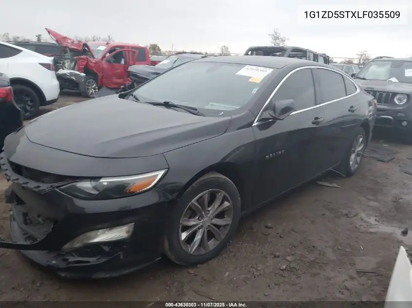 1G1ZD5STXLF035509 2020 Chevrolet Malibu Fwd Lt