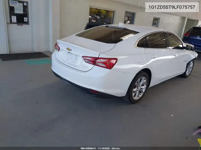 1G1ZD5ST9LF075757 2020 Chevrolet Malibu Fwd Lt
