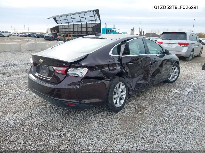 1G1ZD5ST8LF026291 2020 Chevrolet Malibu Fwd Lt