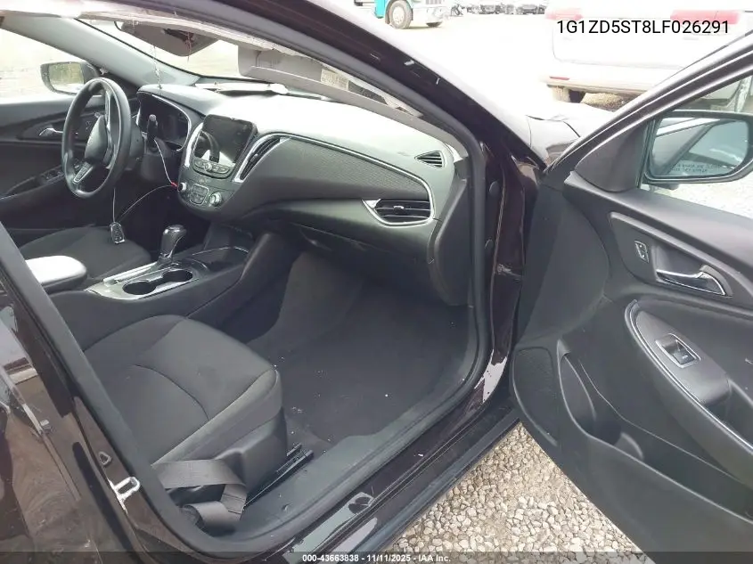 1G1ZD5ST8LF026291 2020 Chevrolet Malibu Fwd Lt
