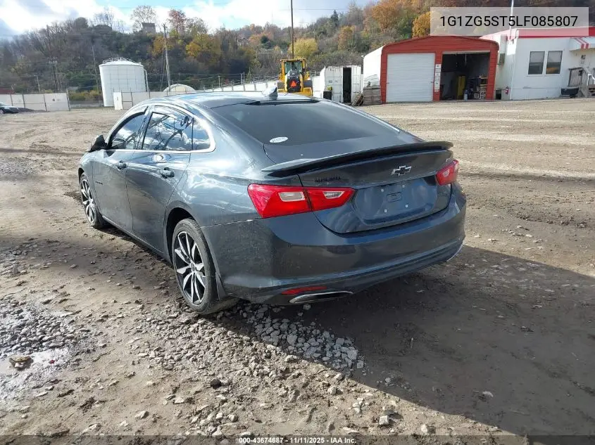 1G1ZG5ST5LF085807 2020 Chevrolet Malibu Fwd Rs